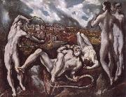 El Greco Laocoon oil